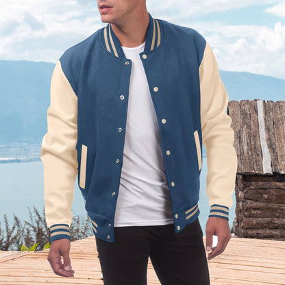 Men's Varsity Jacket Sporty Stylish