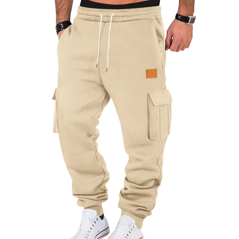 Men's Cargo Pants Comfortable Elastic With Side Pockets