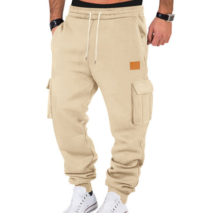 Men's Cargo Pants Comfortable Elastic With Side Pockets