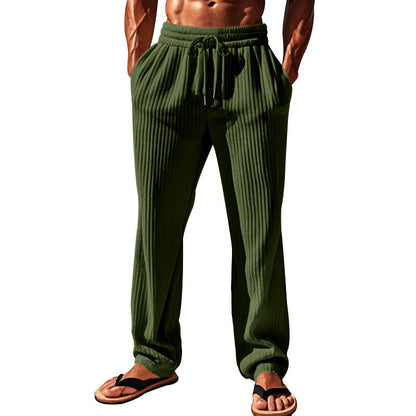 Men's Casual Trousers Comfort Fit Elastic
