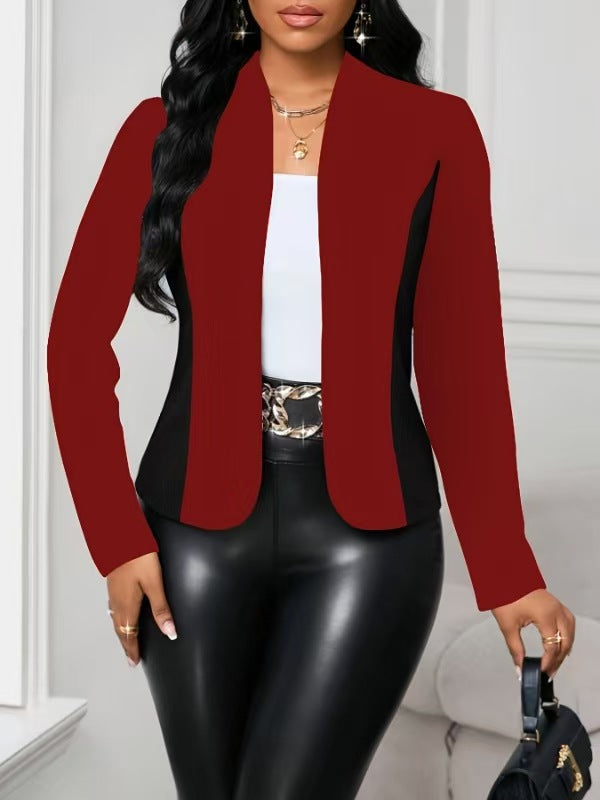 Women's Blazer Jacket Modern Chic Colorblock