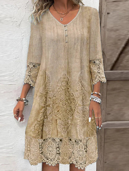 Summer Dress Women Lightweight Lace Elegant