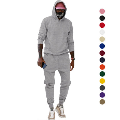 Herren Sportanzug Hoodie Jogginghosen Bequem Komfortabel - IdealeKleiden