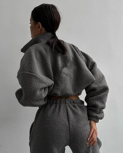 Women's Tracksuit Set Hooded Elastic Comfy