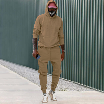Men's Tracksuit Hoodie Joggers Comfortable