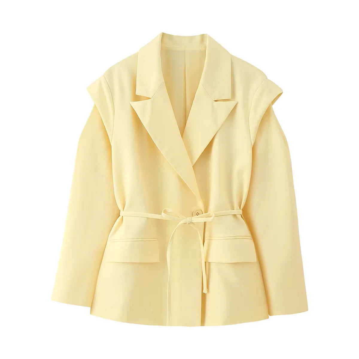 Women's Oversized Blazer Jacket Elegant with Belt