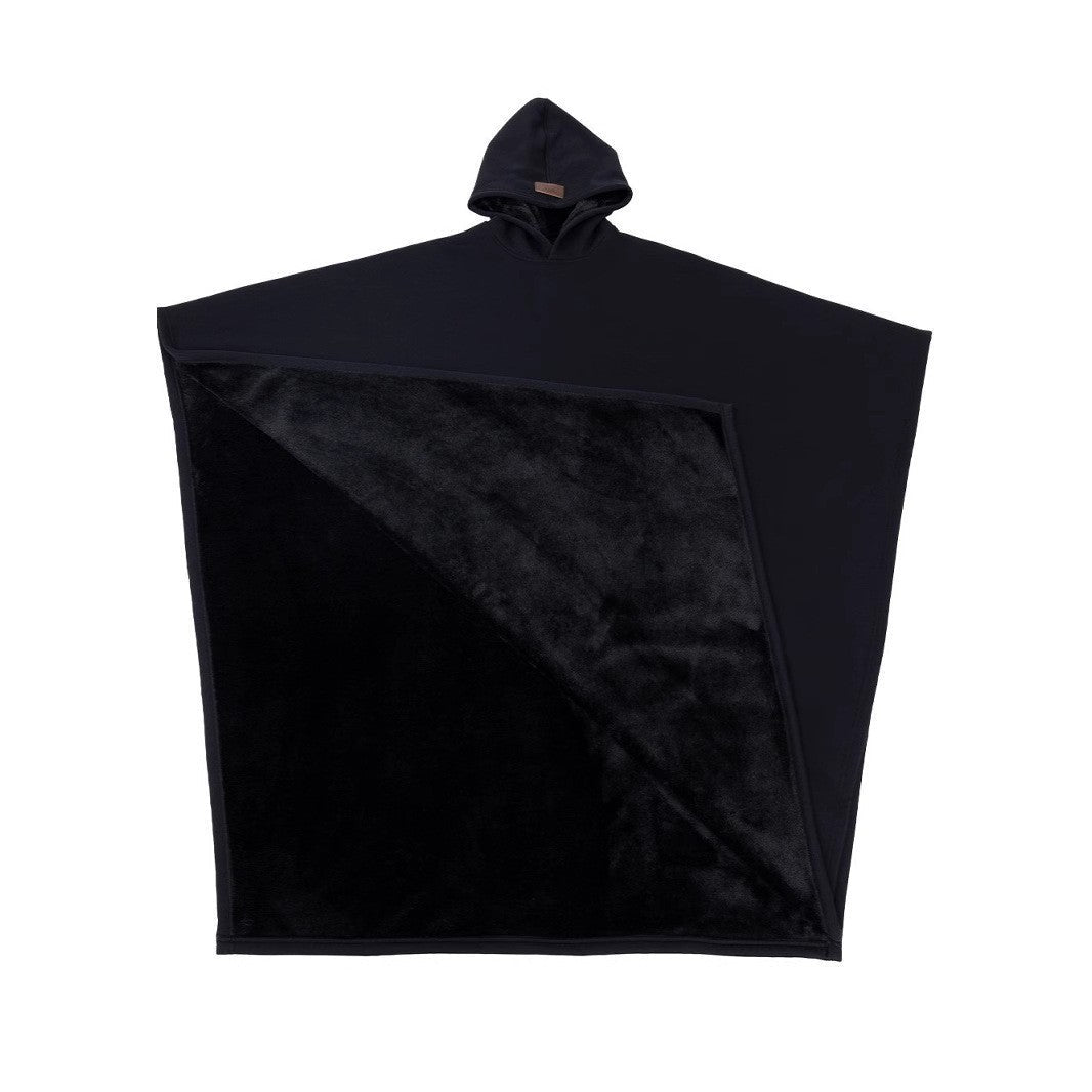Women's Cuddly Poncho Soft Fleece Throw