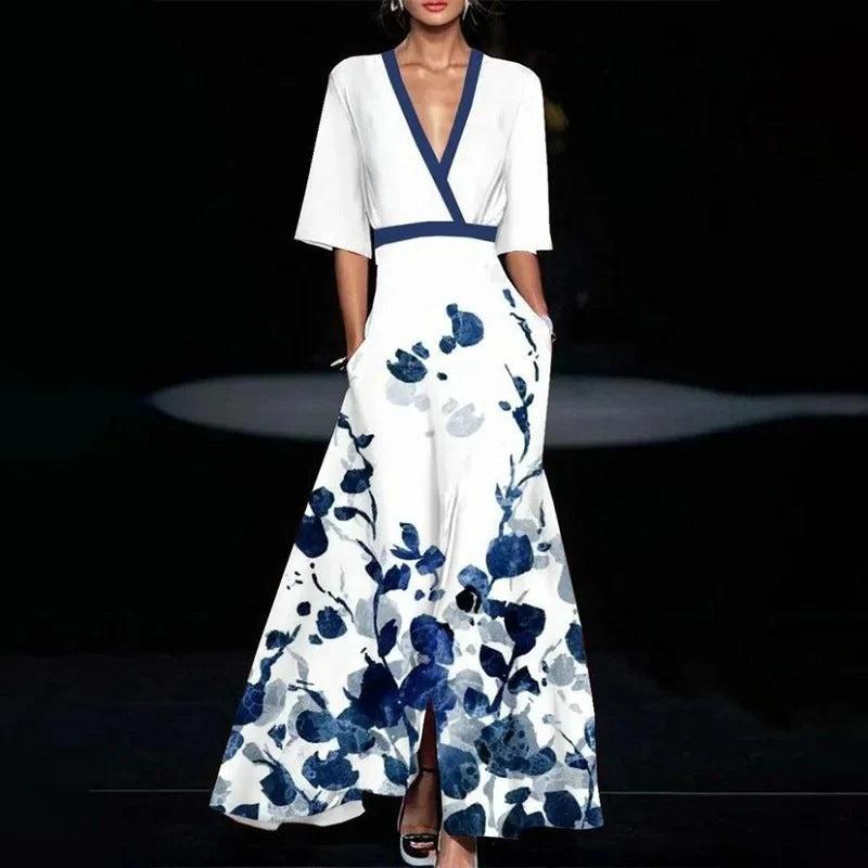 Women's Maxi Dress Summer Floral Elegant