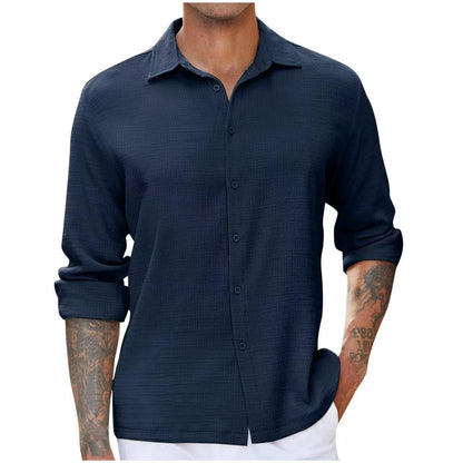 Men's Long-Sleeve Shirt Elegant Design