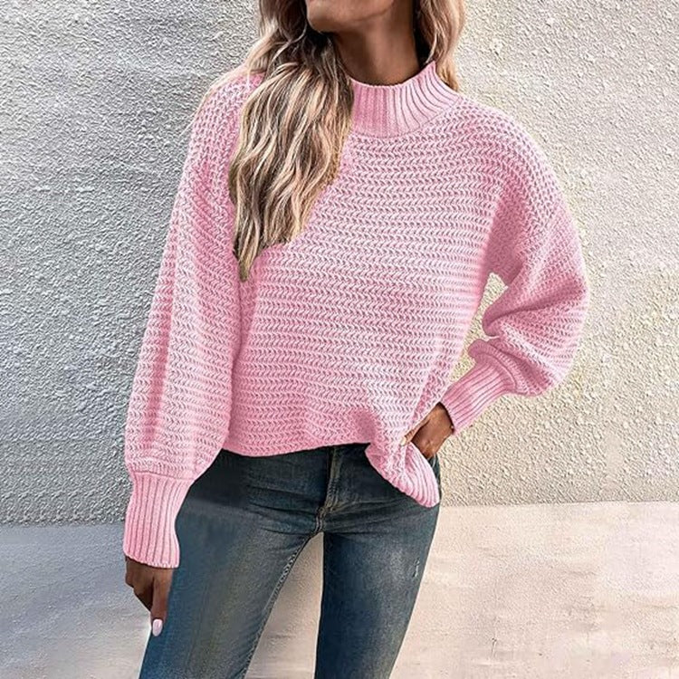 Women's Knitted Jumper Elegant Outerwear