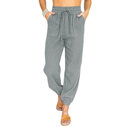 Women's Casual Trousers Comfortable Elastic