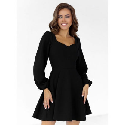 Women's Mini Dress Puff Sleeves Sweetheart Neckline Summer Dress