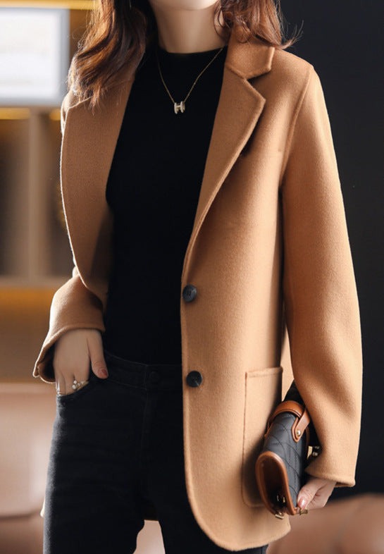 Tweed Blazer Damen Herbstmode Elegant - IdealeKleiden