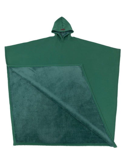 Women's Cuddly Poncho Soft Fleece Throw