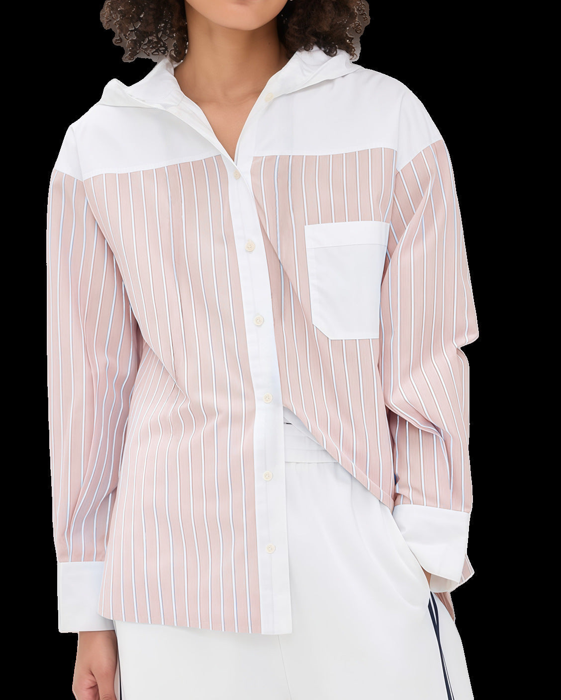 Elegant Women's Blouse Satin Puff Sleeves Modern Style