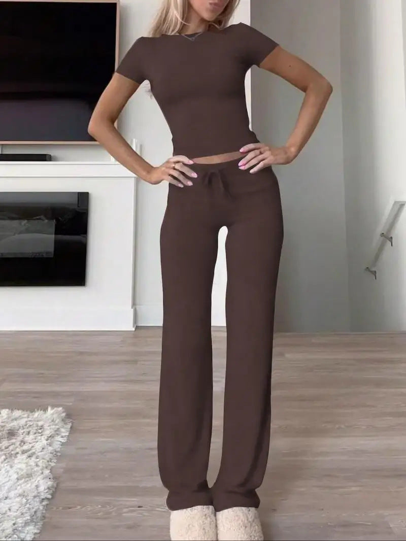 Women's Lounge Set Body-Hugging Style Comfortable