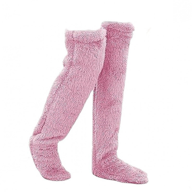 Women's Heated Foot Warmer Soft Plush Socks