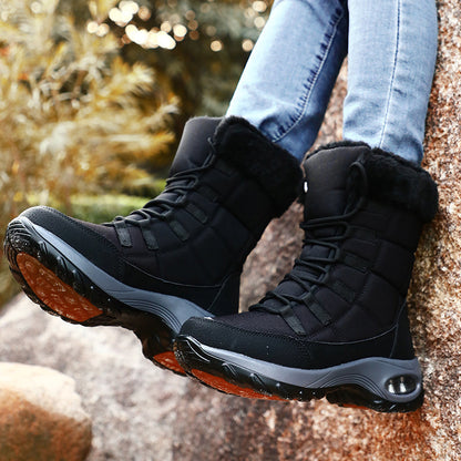 Women's Boots Mid-Calf Lace-Up