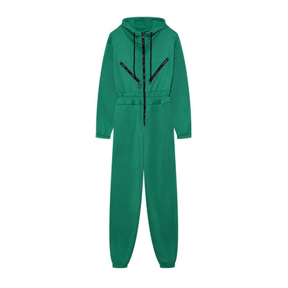 Comfortable Overall Clothing Cotton Loose Fit Hood