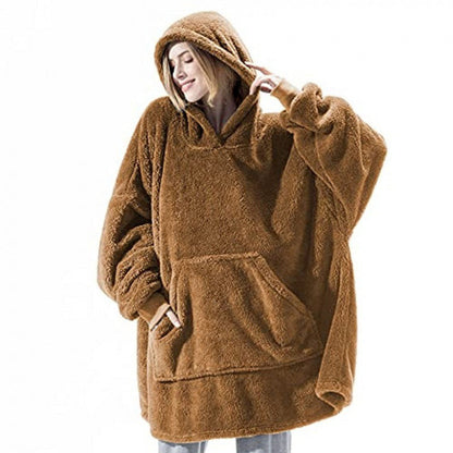 Women's Oversized Hoodie Soft Fleece Hooded