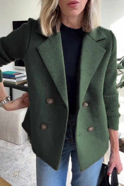 Women's Blazer Elegant Double-Breasted Modern Style