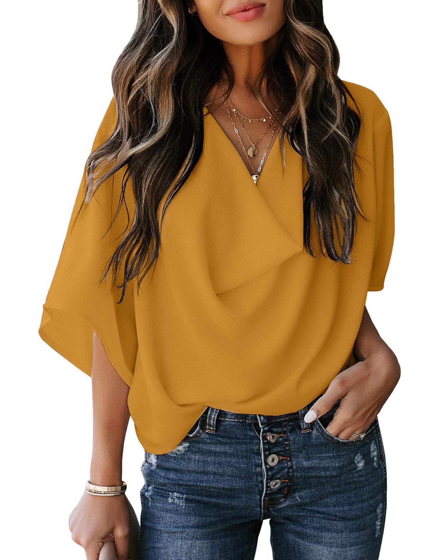 Women's Blouse Elegant Casual Cut Trendy Clothing