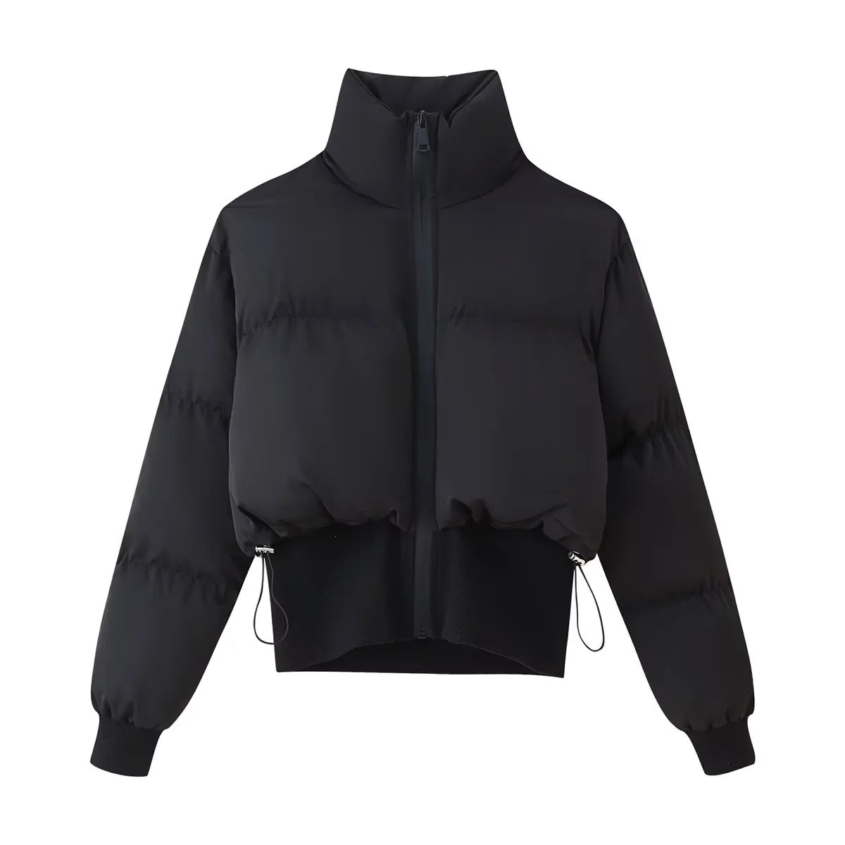 Women's Cropped Down Jacket Fashionable Warm Insulated