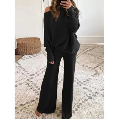 Women's Lounge Set Soft Off-Shoulder Comfort