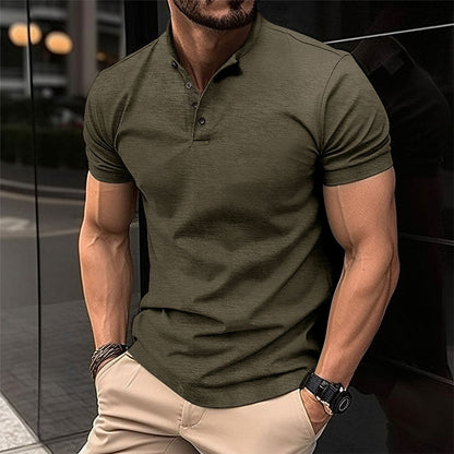 Men's Short Sleeve Polo Shirt Modern Style