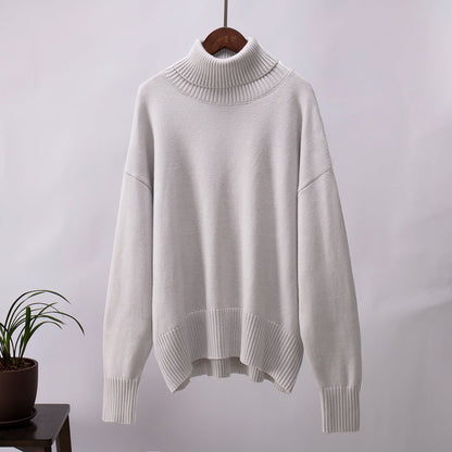 Women's Knitted Jumper Comfortable Warm Ribbed Trim