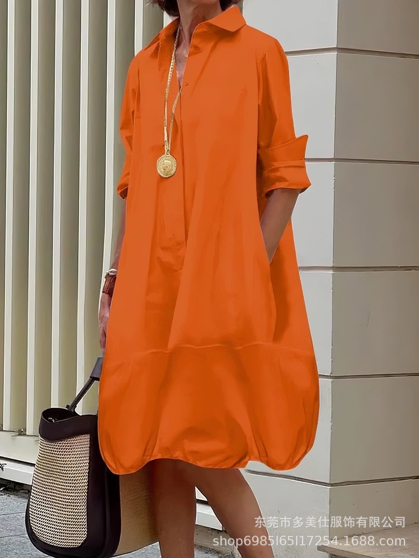 Women's Lightweight Summer Dress with Pockets