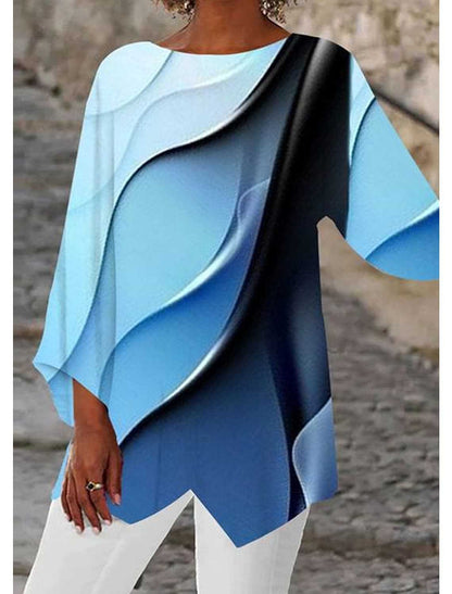 Women's Oversized Blouse Modern Patterns Wide Sleeves