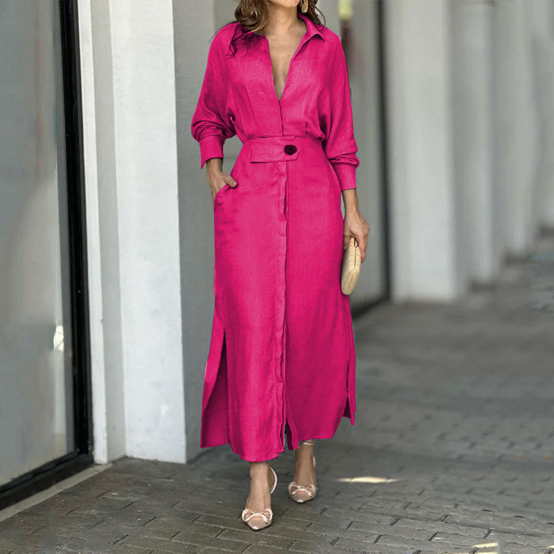 Women's Maxi Dress Linen Elegant Summer Dress