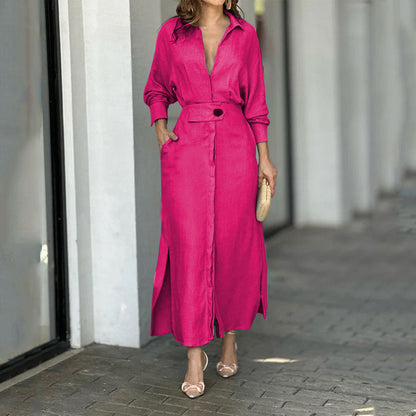 Women's Maxi Dress Linen Elegant Summer Dress