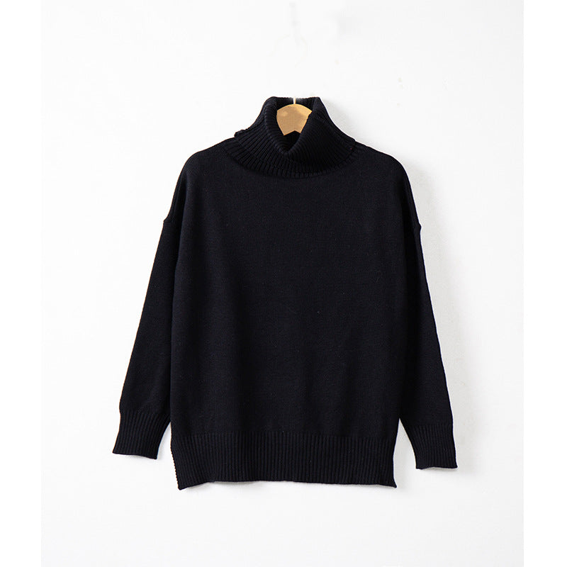 Women's Comfortable Modern Turtleneck Sweater