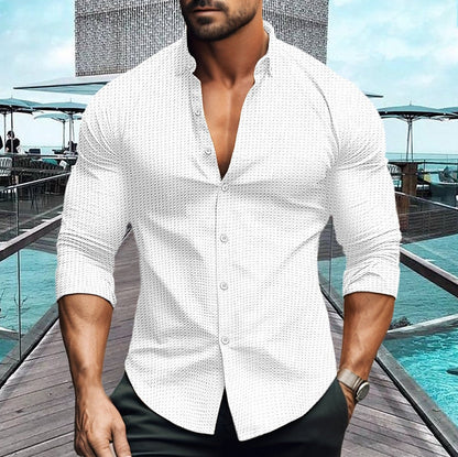 Men's Shirt Elegant Structured Modern Style