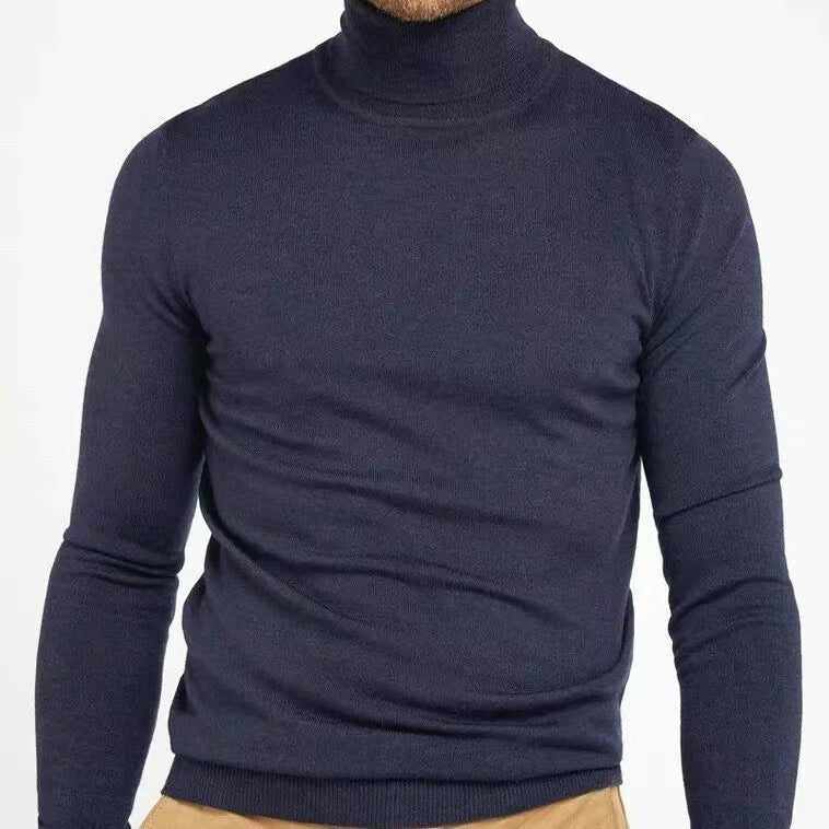 Slim Fit Turtleneck Soft Breathable