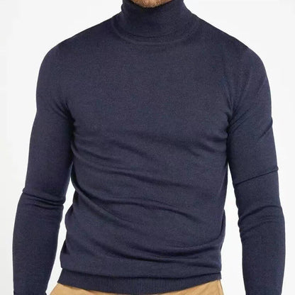 Slim Fit Turtleneck Soft Breathable