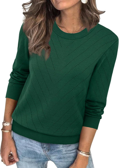 Damen Pullover Streifen Chic Eleganz