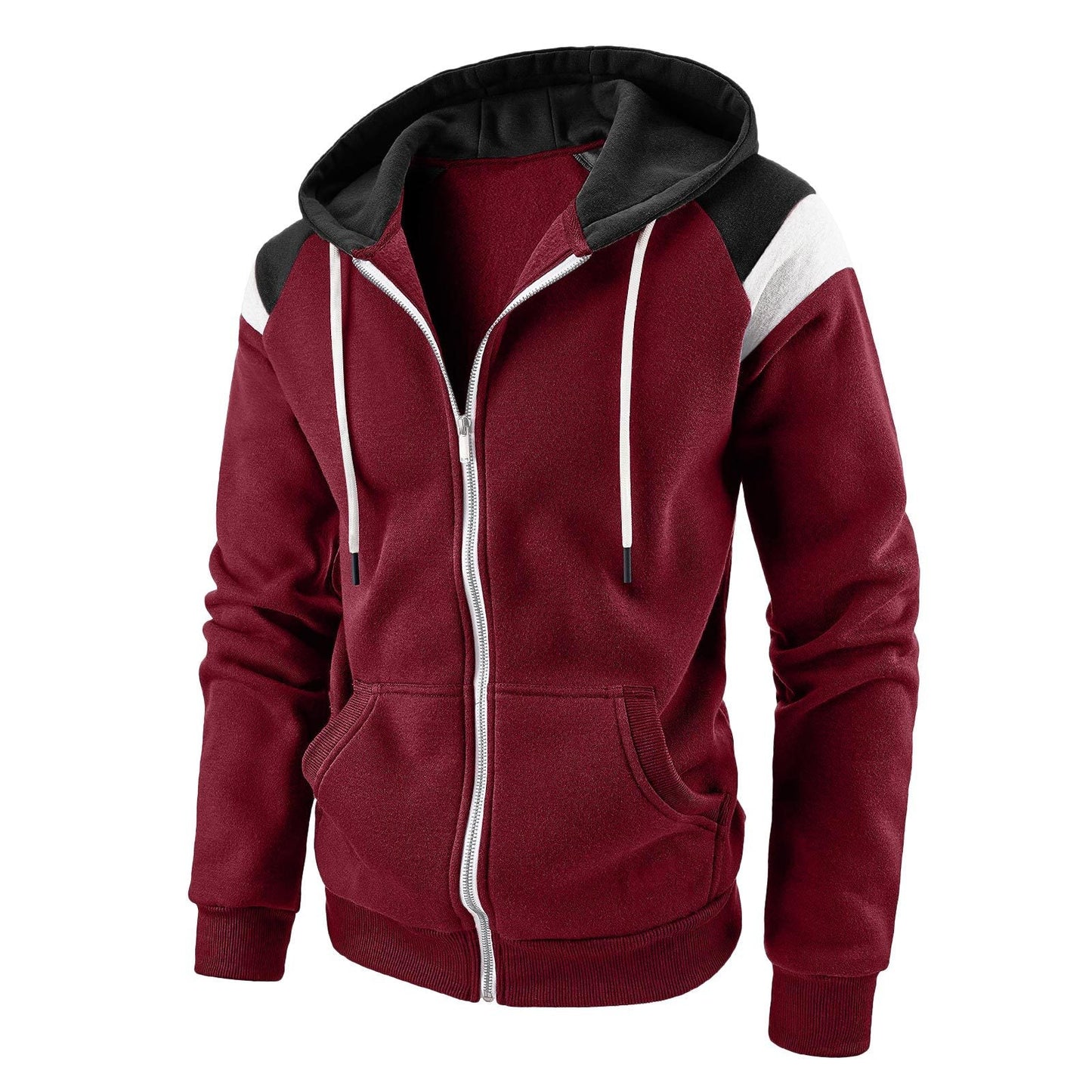 Herren Sportzipper Kapuze Modern Style - IdealeKleiden
