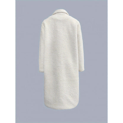 Women's Soft Fleece Coat with Pockets