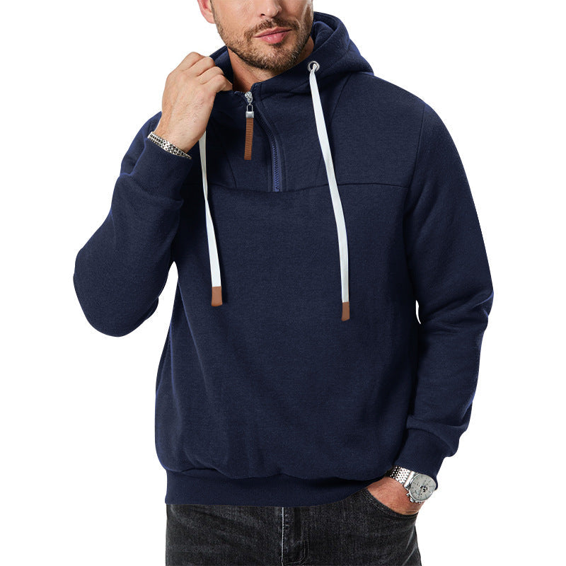 Men's Sport Hoodie Modern Zipper Design