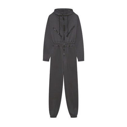 Comfortable Overall Clothing Cotton Loose Fit Hood