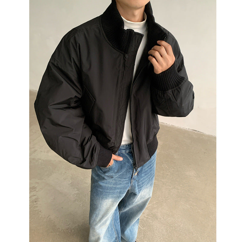 Men's Bomber Jacket Casual Sporty With Pockets