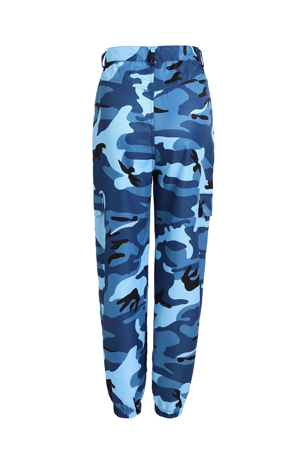 Women's Cargo Pants Camo Style Practical Elastic