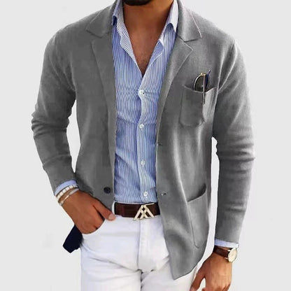 Men's Blazer Modern Elegant Cotton