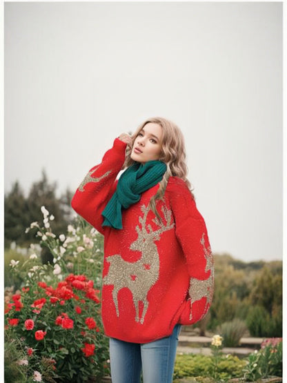 Women's Festive Elegant Design Sweater