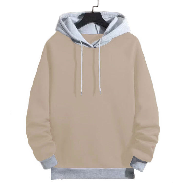 Men's Hoodie Sporty Contrast Sleeves