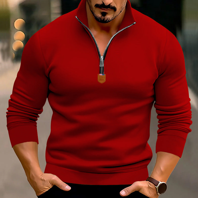 Men's Modern Sports Jumper Stand-Up Collar Elastic