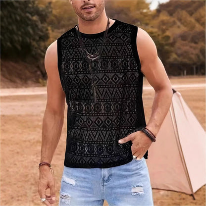 Men's Tank Top Lightweight Summer Structured Design